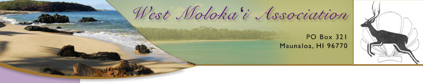 West Molokai Association cover